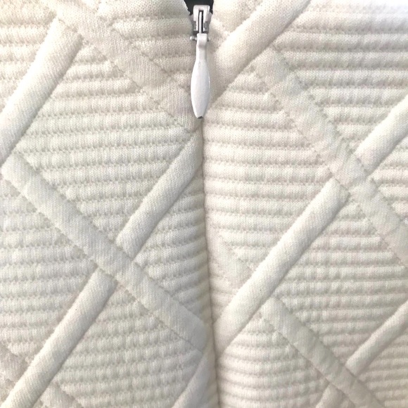 Christopher & Banks White across Cross Sleeveless Dress Size 10 - Picture 10 of 11